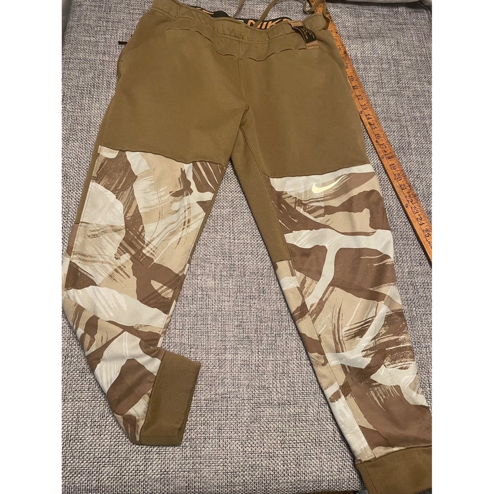Nike Therma-FIT Joggers Mens Large Cascade Brushstroke Camo Brown DPM-001 Pants
